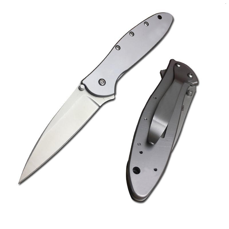 Jungle TacticsHigh-Hardness1660 Flipper Folding Knife Everyday Carry Camping Outdoor Hiking 8cr13mov Blade 410 Steel Handle