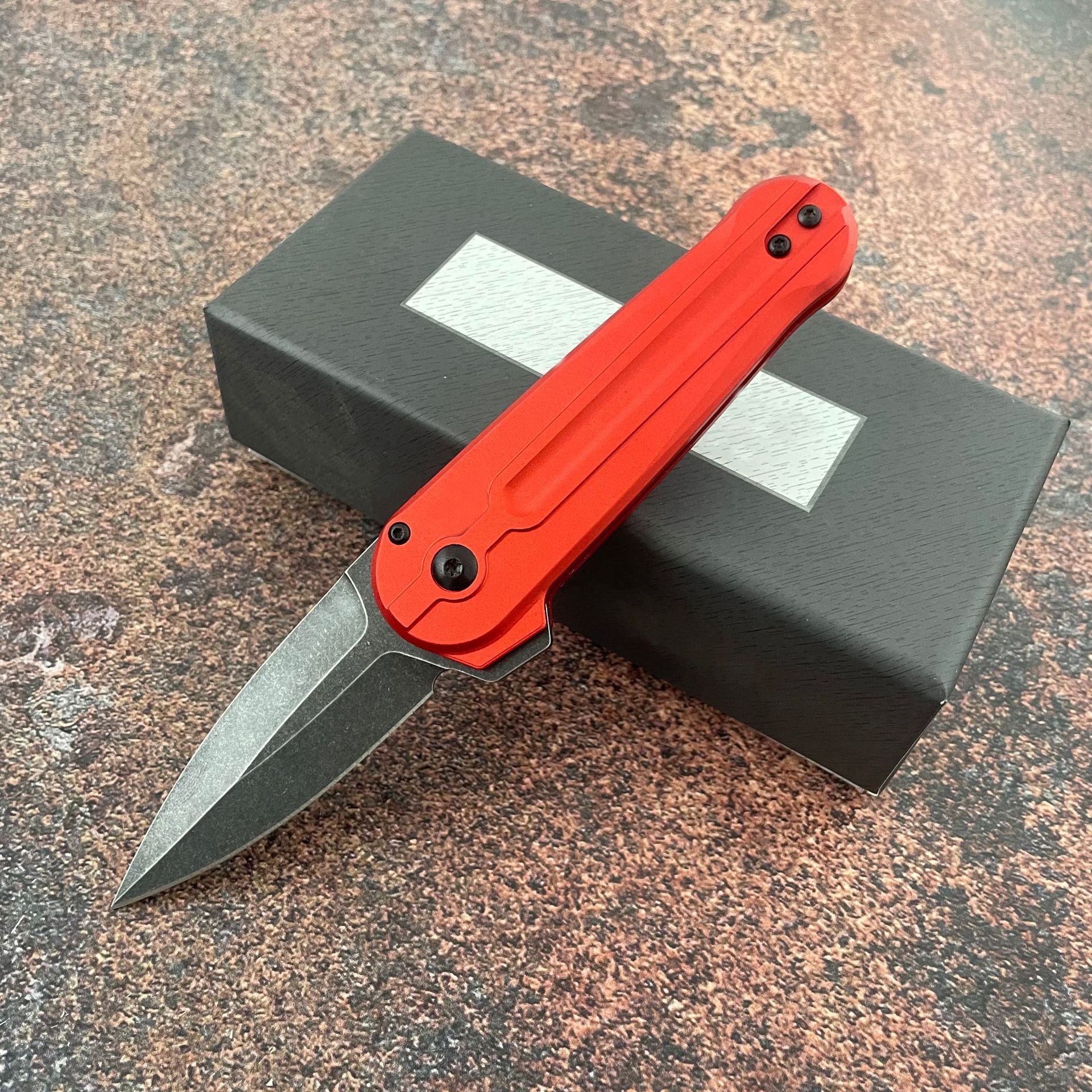 All-New 491 Folding Knife S90V Steel Blade with Aluminum Handle for Outdoor Camping Cutting Survival Scenarios Daily Carry Tool
