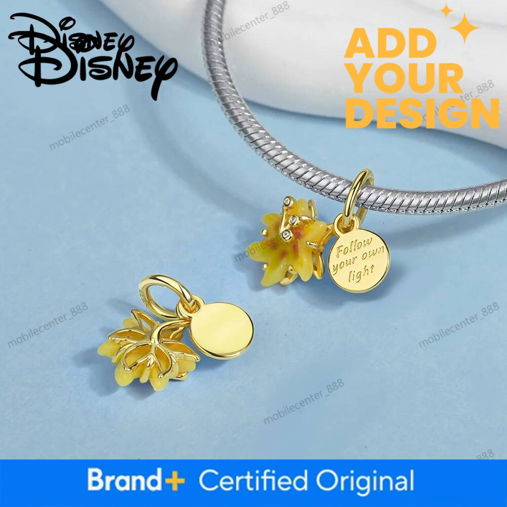 Designer Disney Newdisney 925 Silver Princess & Stitch Castle Charms Beads Fits 3Mm Original Bracelet Necklace Womens DIY Festival Jewelry Gifts Luxur - view 3