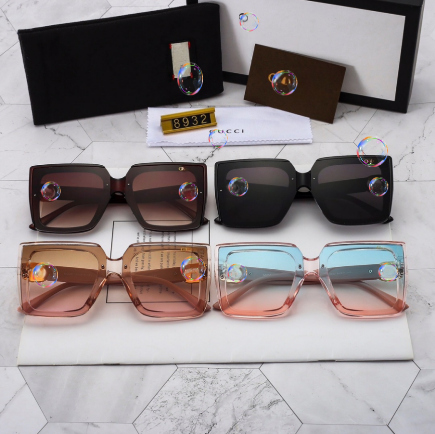 Designer sunglasses - Fashionable polarized sunglasses - Suitable for both men and women - For driving and seaside use - Some colors have polarizing effect 8932 GGGG