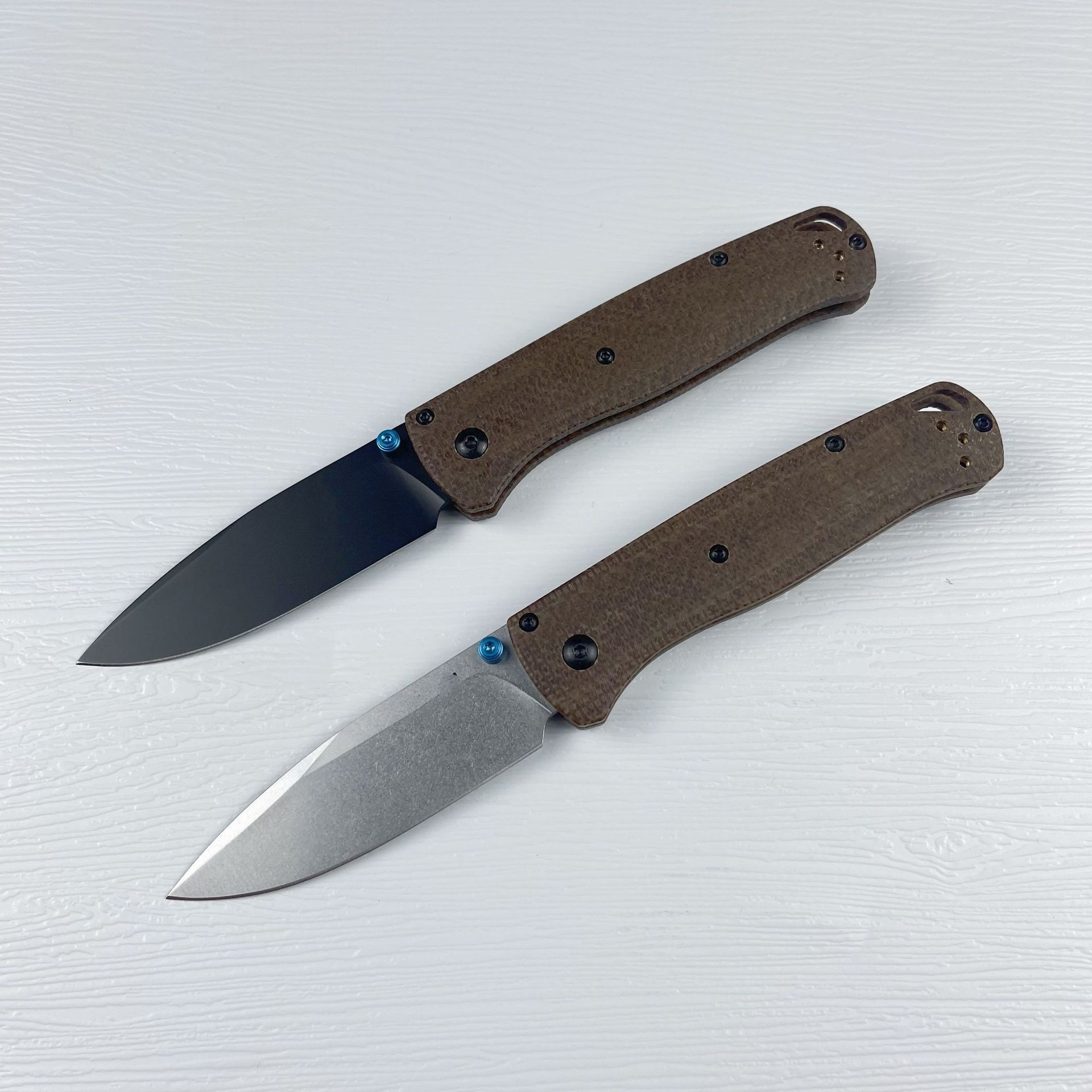535/535BK Linen Handle Mark S30V Blade Folding Knife Outdoor Camping Hunting Survival EDC Tool