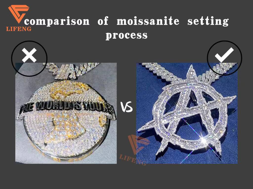 Custom Color Spider Design Pendant 925 Silver Fashion Jewelry Hip Hop Micro Pave Iced Out Moissanite Diamond Animal Pendant Men