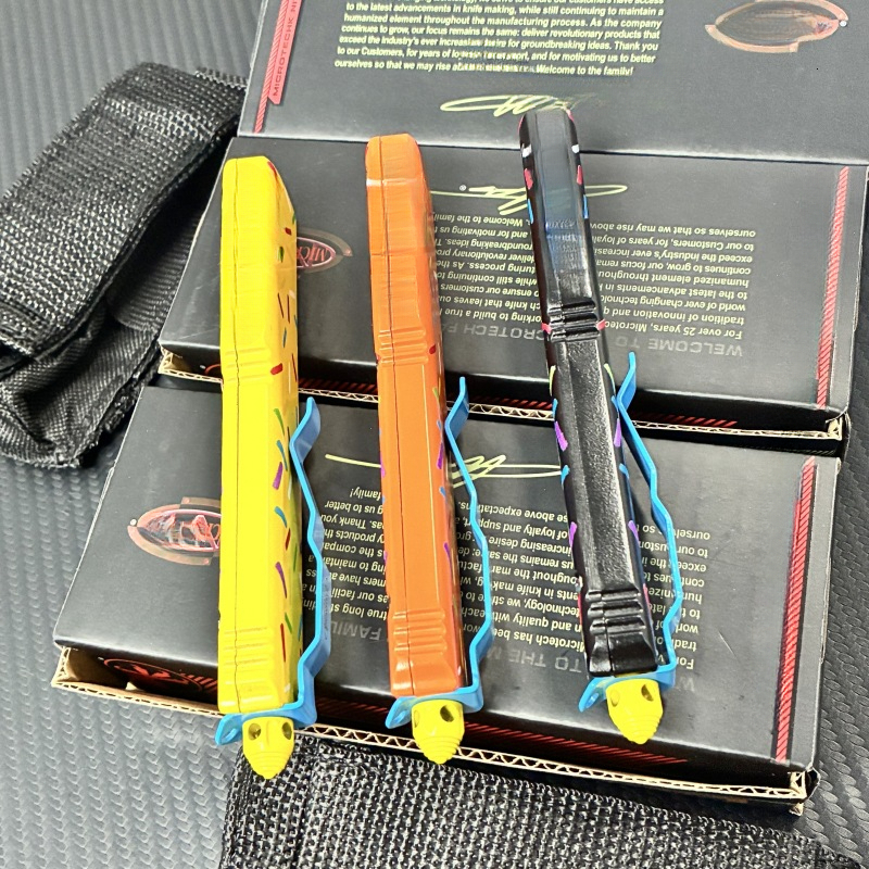UT85 Outdoor Pocket Folder Knife Multi-purpose High Hardness Tactical Knife Self Defense Hunting Aluminium Alloy Handle