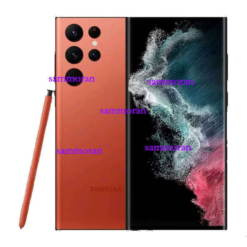 C Samsung Galaxy S22 Ultra 5G S908U S908U1 S908E S908B 6.8" 8/12GB RAM 128/256/512GB/1TB ROM Snapdragon Original Unlocked Phone