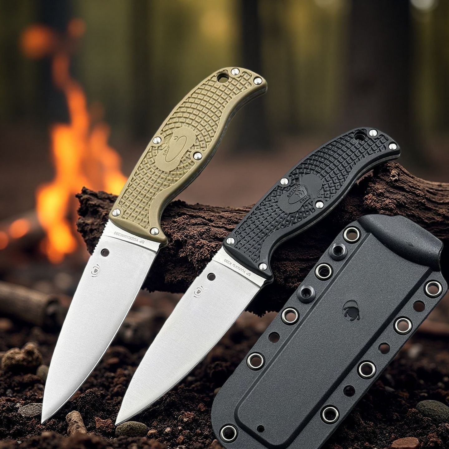 FB31 Outdoor Survival Camping High Hardness Tactical Small Straight Portable Fishing Knife