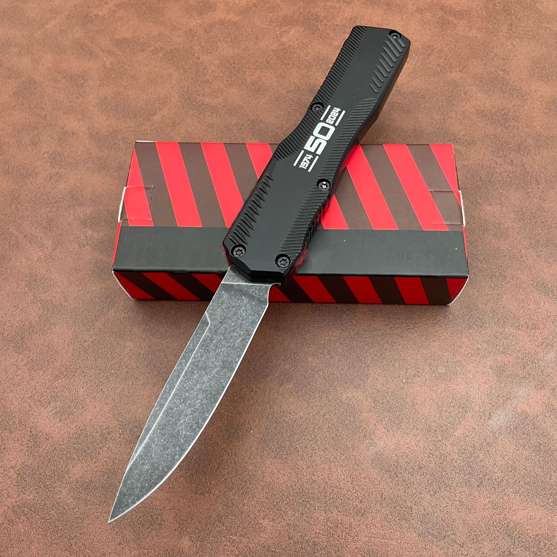 KS 9000 K50 Pocket Knife D2 Steel Blade T6 Aluminum Handle Outdoor EDC Camping Knife Survival Hunting Tools