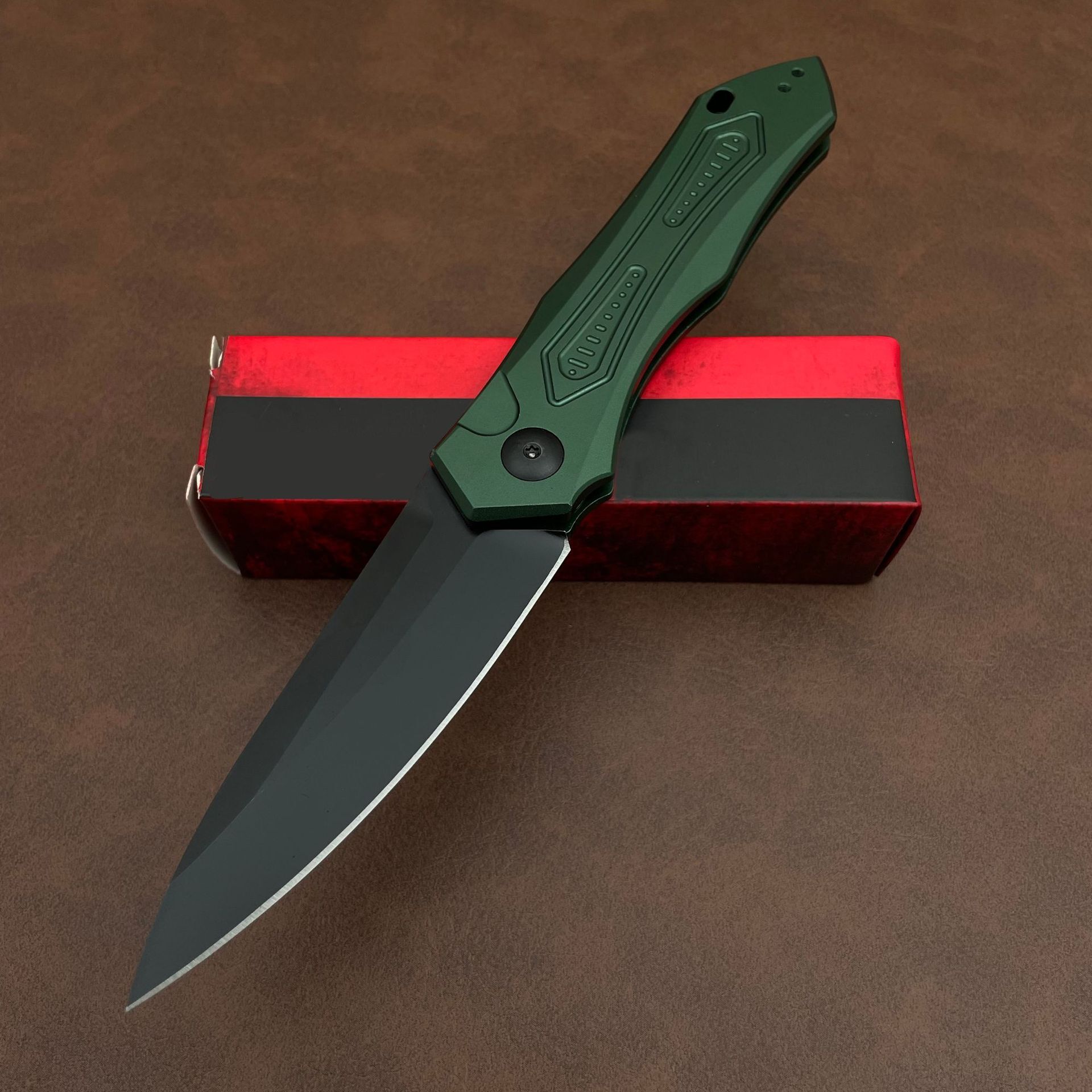 KS 7800 Pocket Knife 3.75" Blade CPM154 Steel Treated Aluminum Handle Outdoor Tactical EDC Hunting Knife Men's Gift