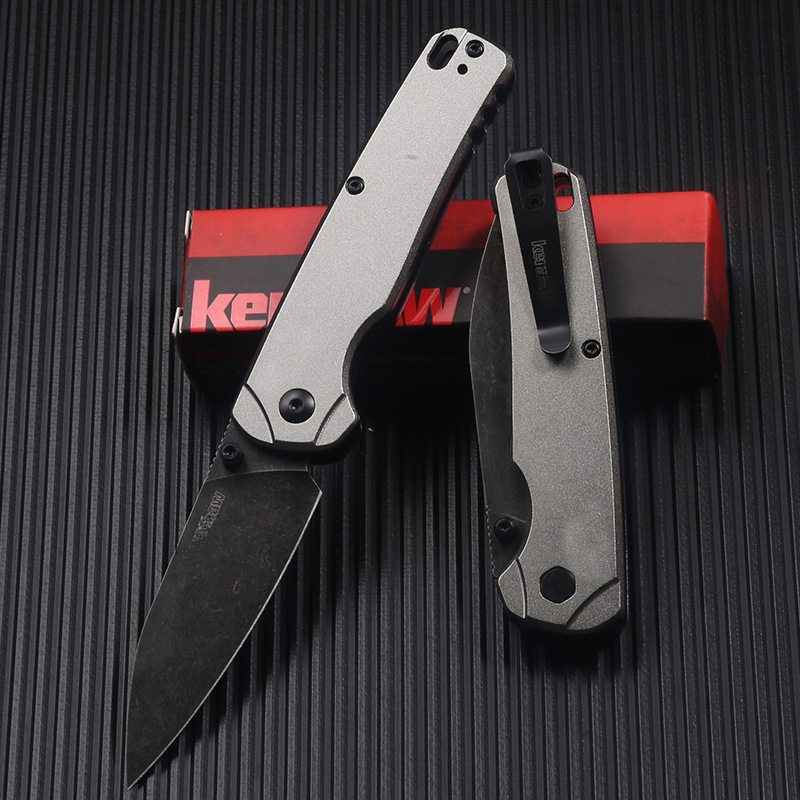 6105 Outdoor Self Defense Pocket Folding Knife Handle for Camping, Climbing, and Survival, Portable and Sharp