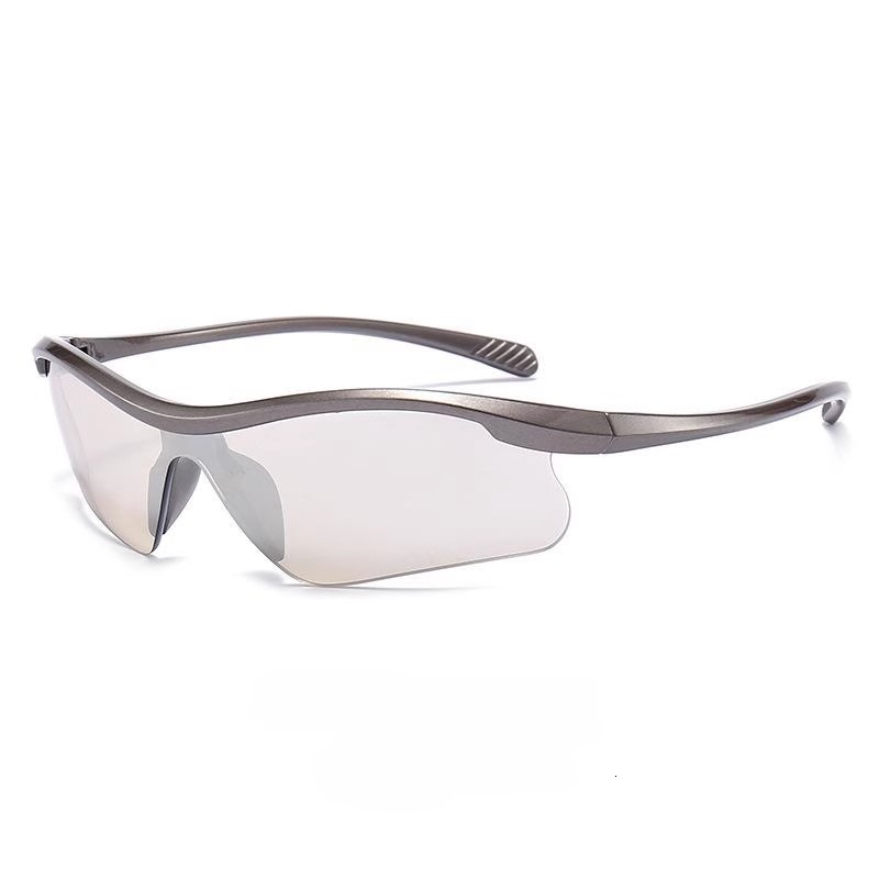 Designer European and American Trend Half Frame Sunglasses Mountaineering Sports Face Slimming Windproof Goggles Outdoor Cycling Glasses for Women