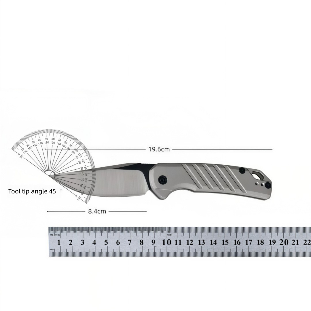 KS 7851Outdoor Pocket Knife, CPM154 Blade Aluminum Handle, Portable EDC Folding Knife