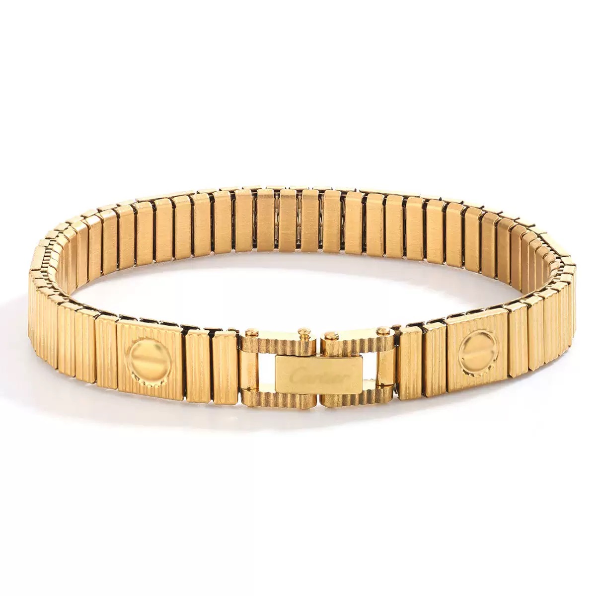 Luxuriou Designer Bracelet for Women Men Jewelry Cuff Stainless Steel Gold Classic Permanent Buckle Couples Designer bangle Charm Bracelets Good quality black col