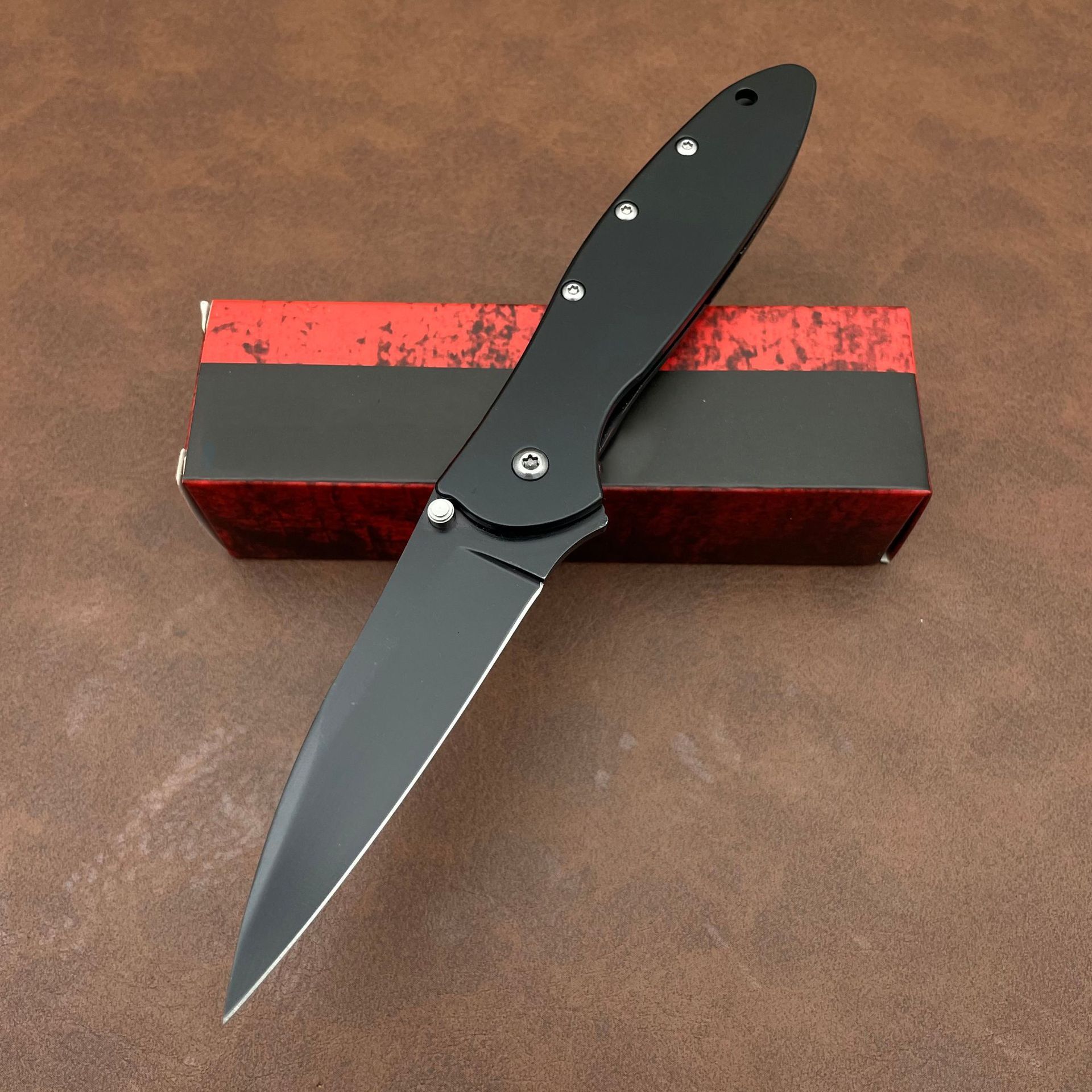 1660 Pocket Knife 8CR Steel Treated Outdoor Tactical Camping Hiking Survival Knife Hunting Knife Escape Tool Men's Gift Pocket Knife