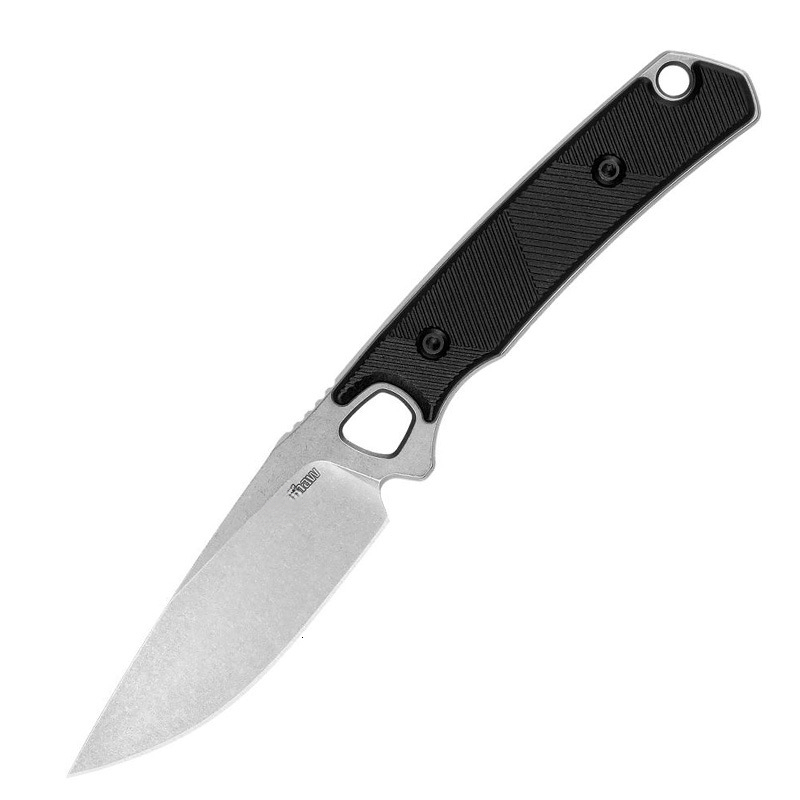KS 2048 Fixed Blade Knife 8Cr13Mov Blade Nylon Fiber Handle Outdoor Pocket Knife EDC Camping Hunting Survival Military Tools