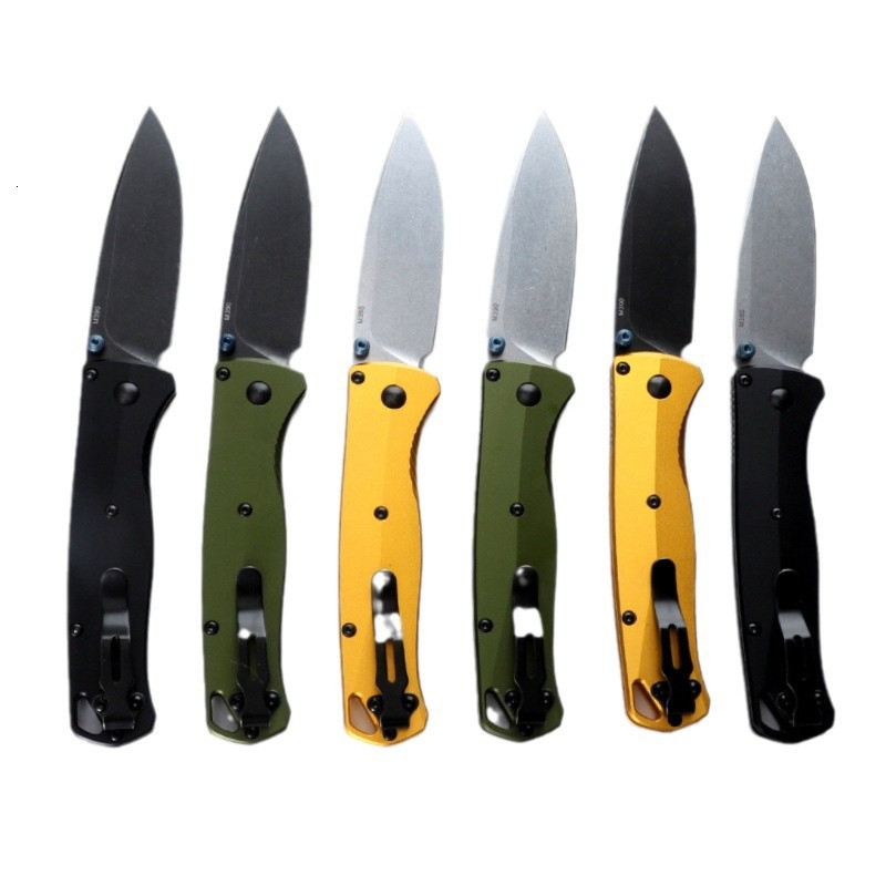 BM535-07 Aluminum alloy handle M390 blade BUGOUT Folding knife Outdoor Camping Hunting Pocket EDC Tool Knife