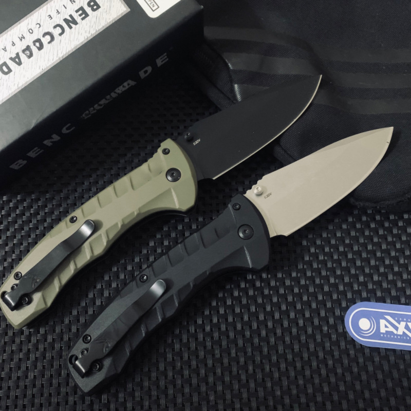 BM 980 Folding Pocket Hunting Knife Wilderness Camping Self Defense Flipper Knife Multifunction Combat EDC Tool