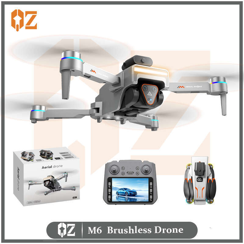 M4 Drone, Large Screen Remote Control, Optical Flow Hover, Smart Obstacle Avoidance, HD Aerial Photography, Long Endurance RC Quadcopter Toy CKS