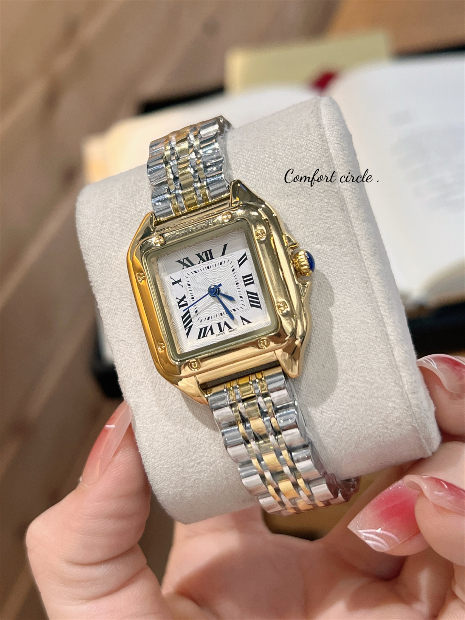 Top Mens women CARTER PANTHEREity DE watch designer luxury quartz movement watches high qualit rose gold stainless steel strap sapphire women Wristwatches #2467