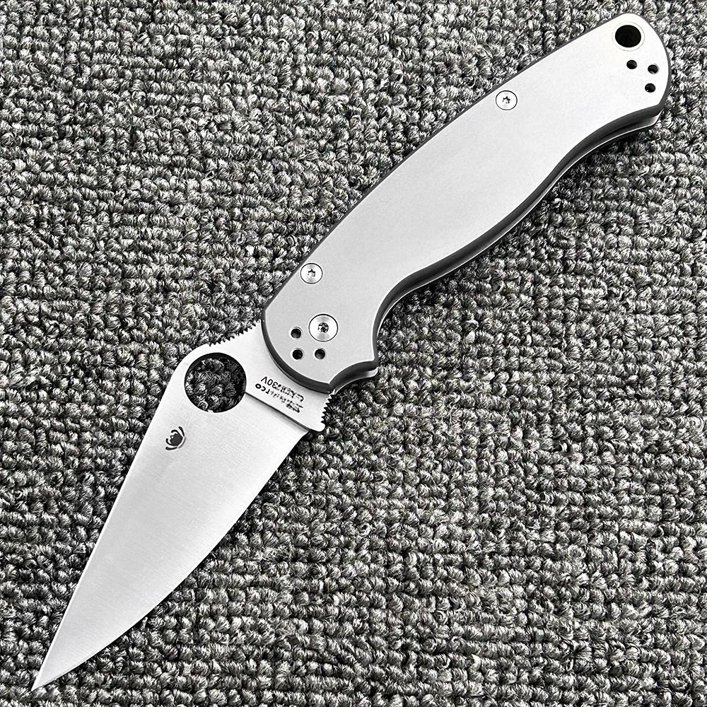 C81 Titanium Alloy Bearing Folding High Hardness Outdoor Camping Wilderness Survival Pocket Tool Knife