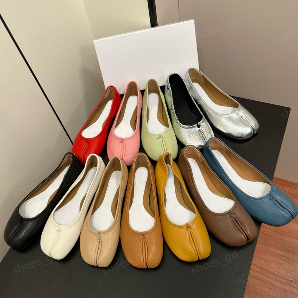 Luxury Designer Women's Ballet Flats sheepskin Dress shoes women Fashion Leather Flat Casual Shoes Luxurybrand Slip-On Holiday flat shoes 35-42