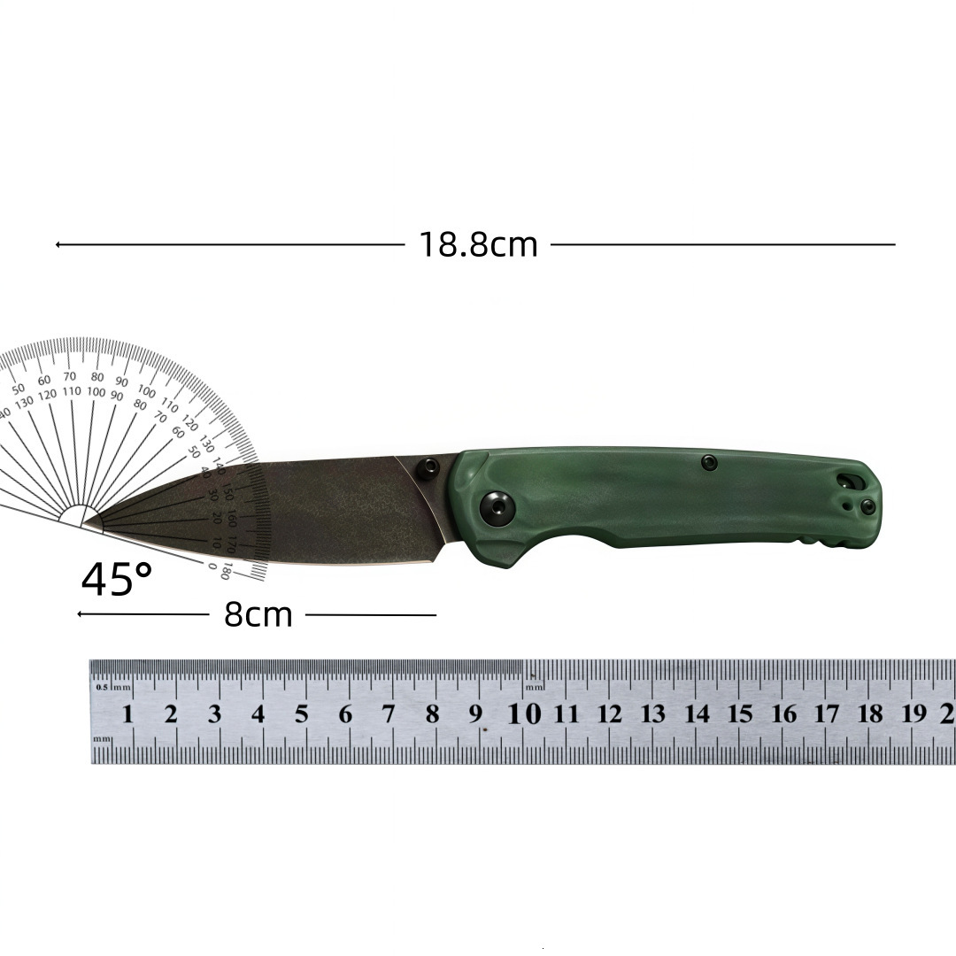 6105 Outdoor Folding Pocket Knife Camping Survival Cutting Barbecue Hunting Self-defense Fishing Multi-purpose Tools