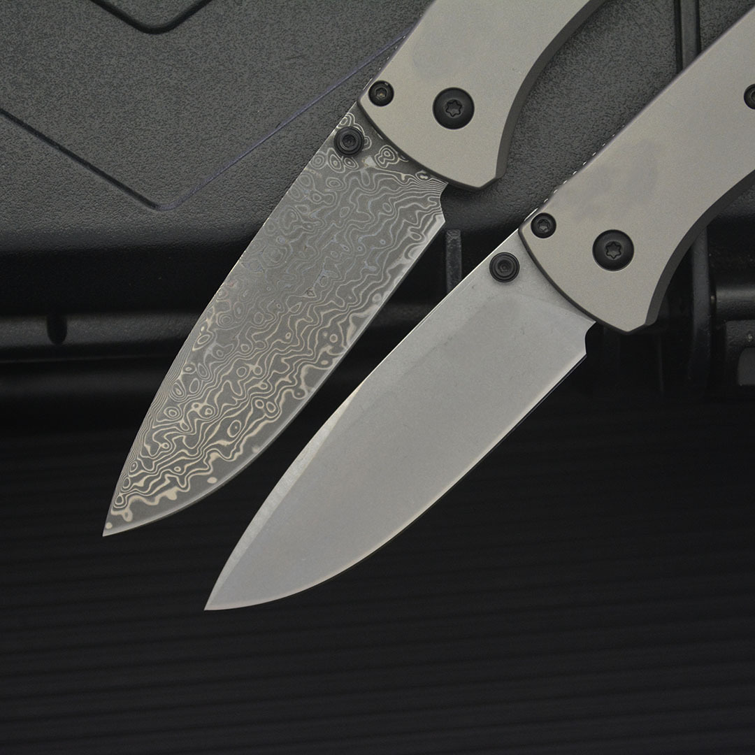 BM Mini 535-TI Damascus Titanium alloy Handles Bugout Folding Knife Outdoor camping hunting pocket EDC utility KNIVES
