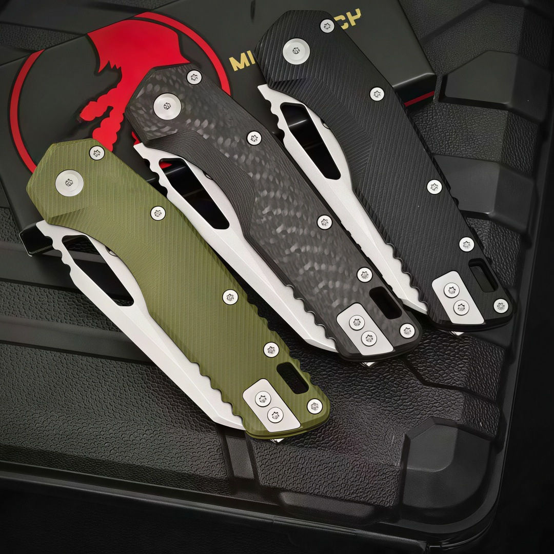 M390MK Steel Daily Carry Folding Knife G10 Handle, Outdoor Camping Wilderness Survival EDC Tactical Hunting Knife Men's Gift