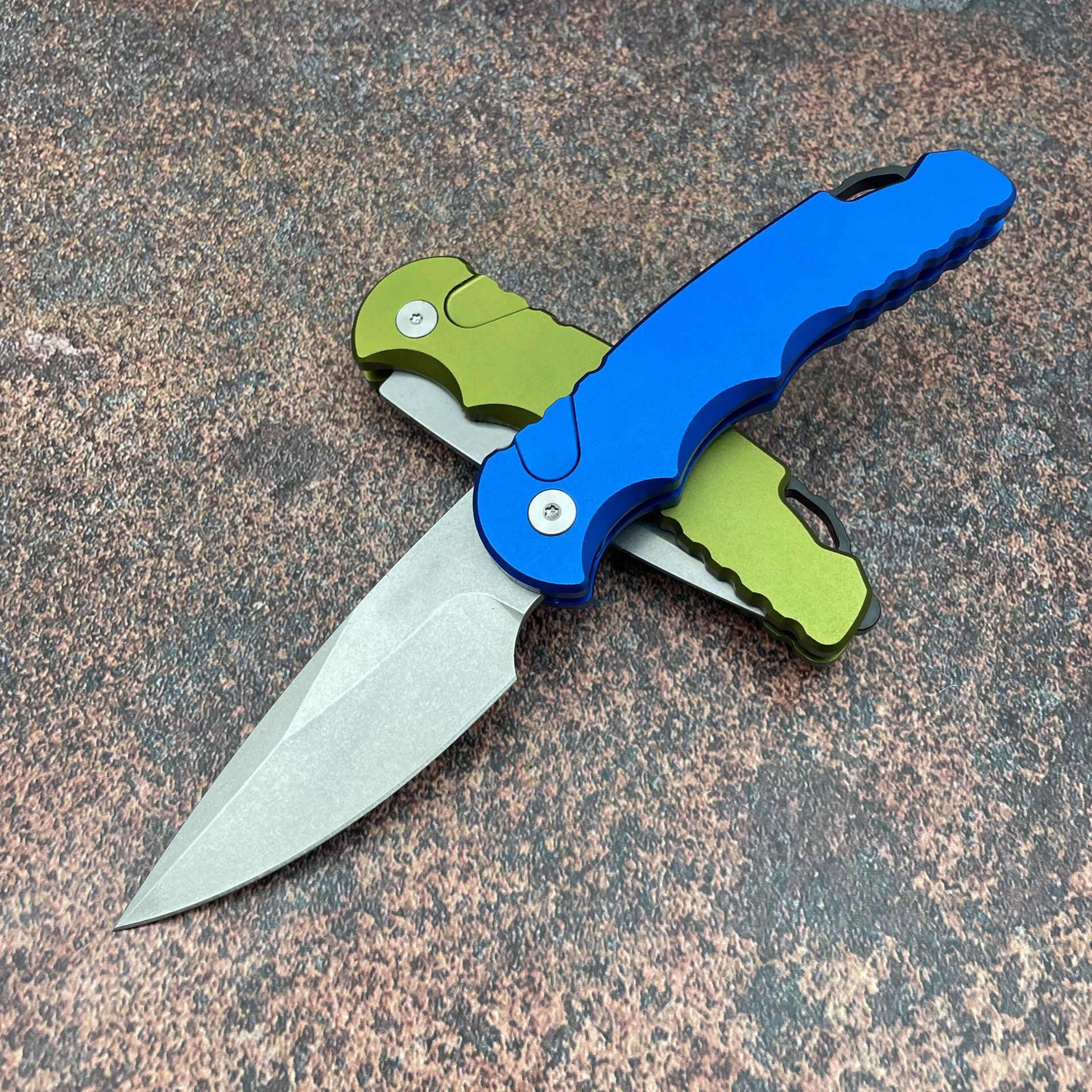 T501 High-Quality Pocket Knife with D2 Blade Aluminum Handle High-Strength Sharp Outdoor Camping Folding Portable Knife