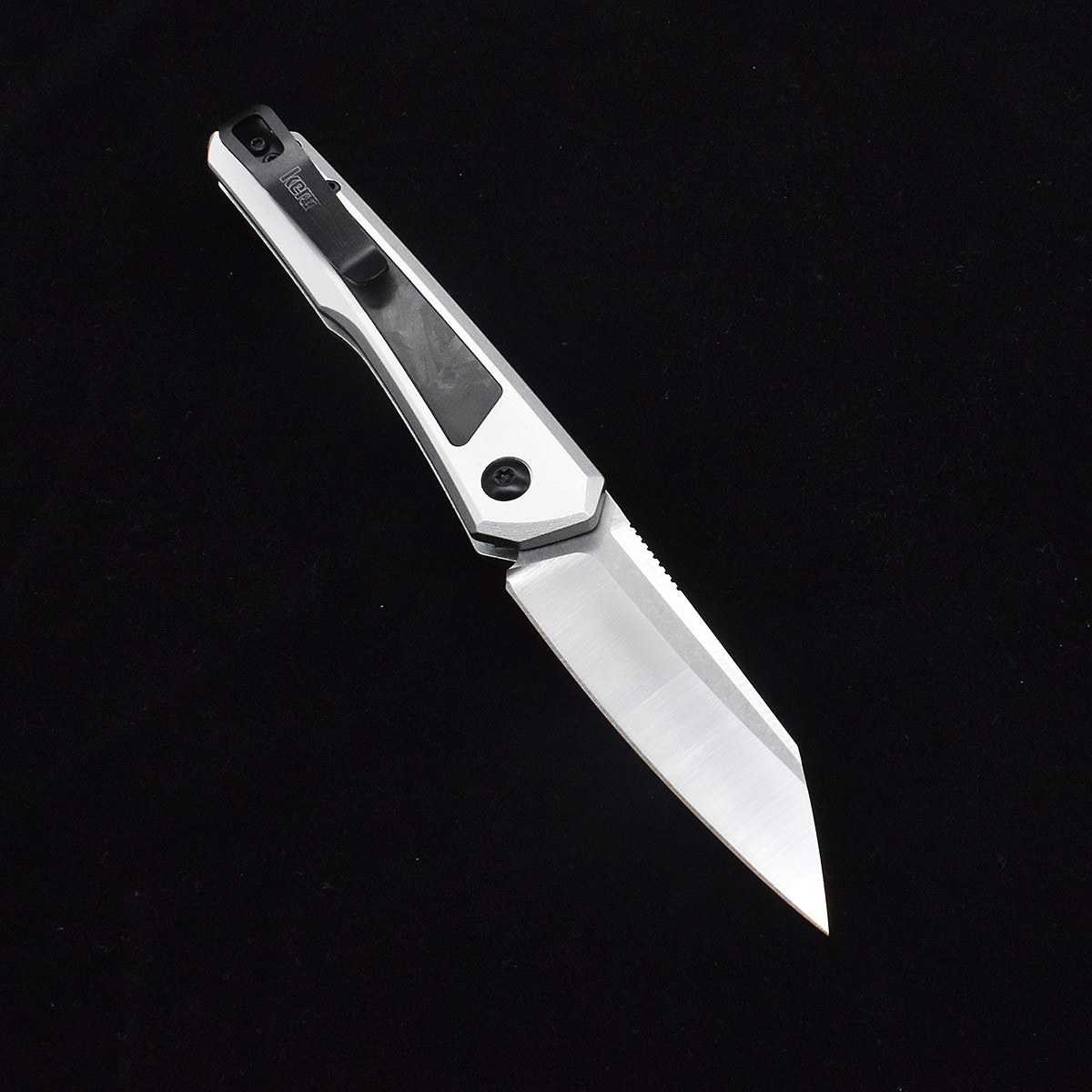 KS 7050 High-Quality Pocket Knife D2 Blade T6 Aluminum Frame Embedded with Carbon Fiber Handle Sharp for Outdoor Camping Use