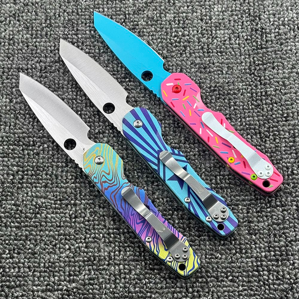 C240 Donut/3D Printed G10 Handle Folding Outdoor Camping Wilderness Survival Tool Knife