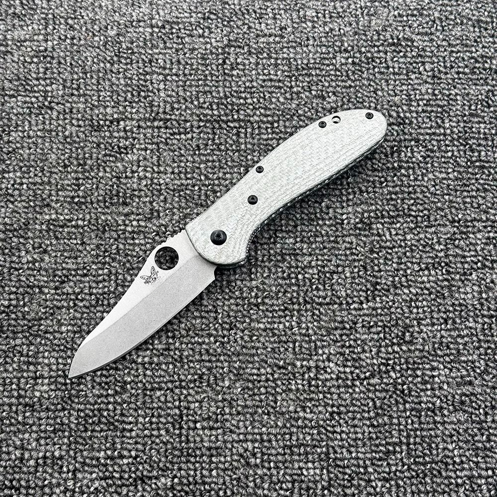 BM550 551 Carbon Fiber Handle Bearing Folding Outdoor Camping Wilderness Survival Pocket EDC Tool Knife