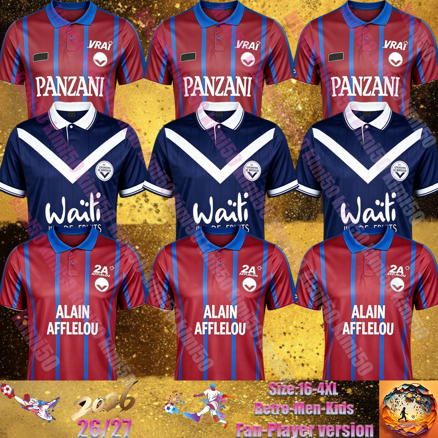 1994 1995 1996 1997 Girondins de Bordeaux Soccer Jerseys 94 95 96 97 Zidane Witschge Lizarazu Dugarry BADJI BOKELE MWANGA JOSH MAJA classic vintage men Football Shirt