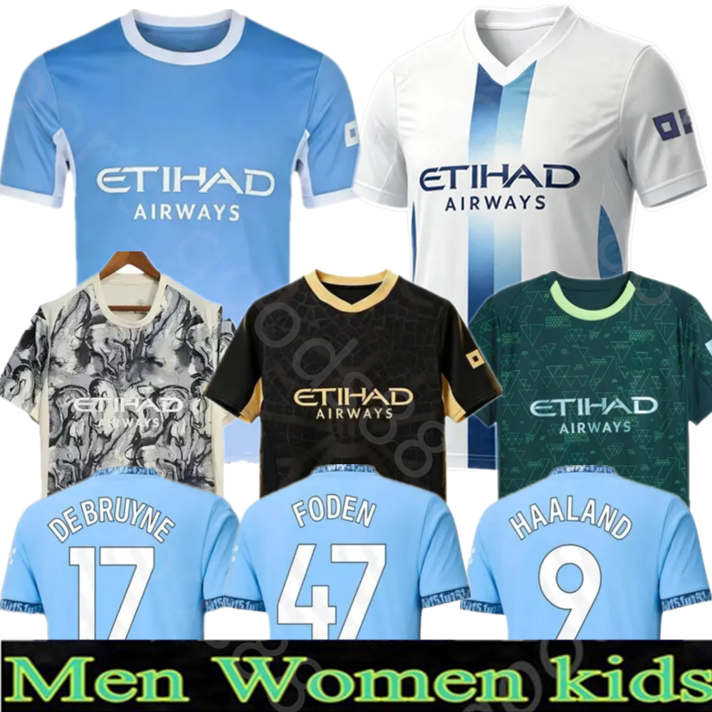26 27 fans player Soccer Jerseys HAALAND 26 27 DE BRUYNE KOVACIC MAN CITY FODEN Football Shirt Men Kids Kit Sets Uniforms