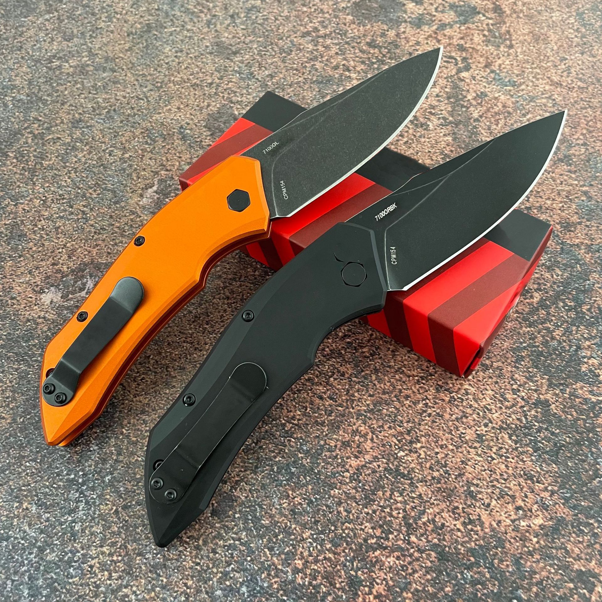 7100 Utility Knife Tactical Pocket Knife Sharp CPM154 Blade G10 Handle Portable Knife Camping Survival Folding Knife Hunting Utility Tool
