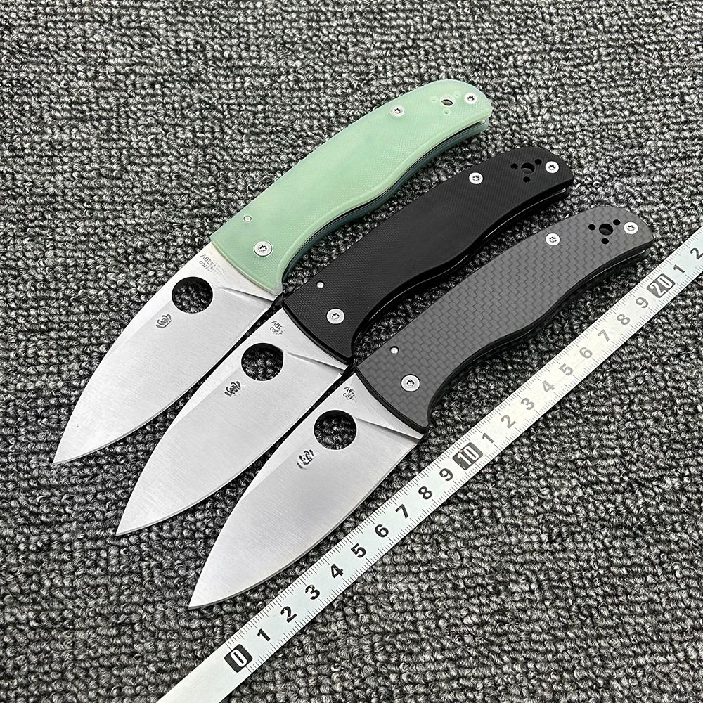 C263 bearing G10 carbon fiber handle folding knife high hardness outdoor camping wilderness survival tool