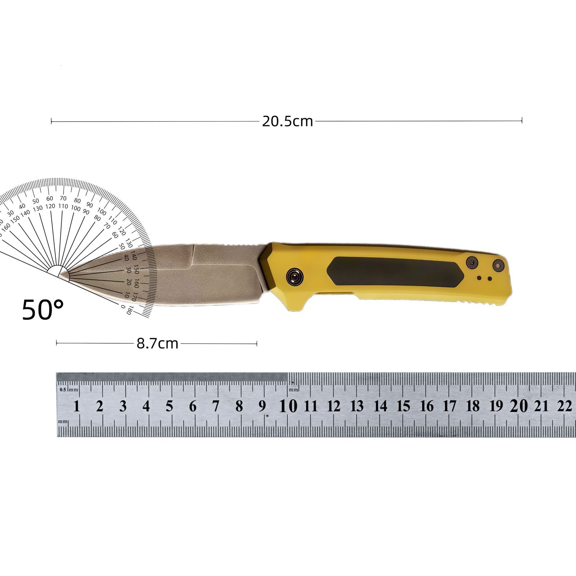 New 7205 Folding Knife 8CR13MOV Blade Outdoor Tactical Camping Self-defense Portable Practical Fruit Knife EDC Tools