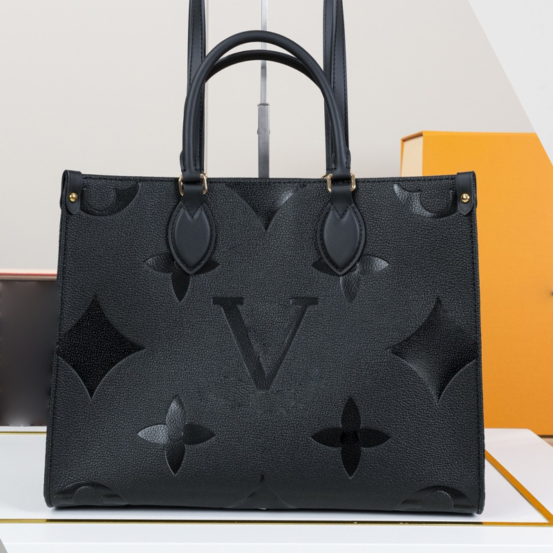 Luxurys Designers Bags Famous Shopping crossbody ONTHEGO Handbags Embroidered canvas book Totes Handbag Shoulder Bag purse M45320