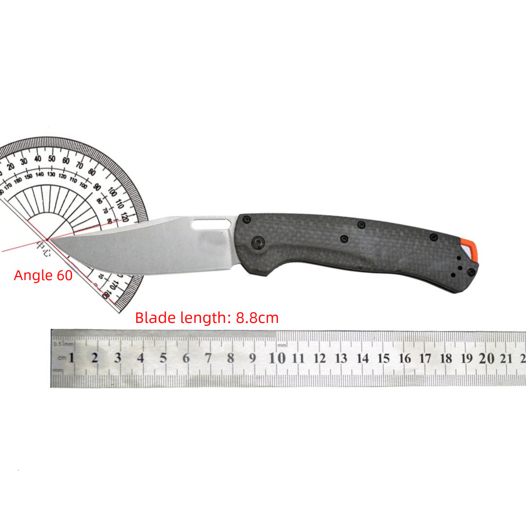 15535 Folding Knife Carbon Fiber Handle Mark CPM-154 Blade Outdoor Camping Hunting Tactics Fishing Survive kitchen EDC tools