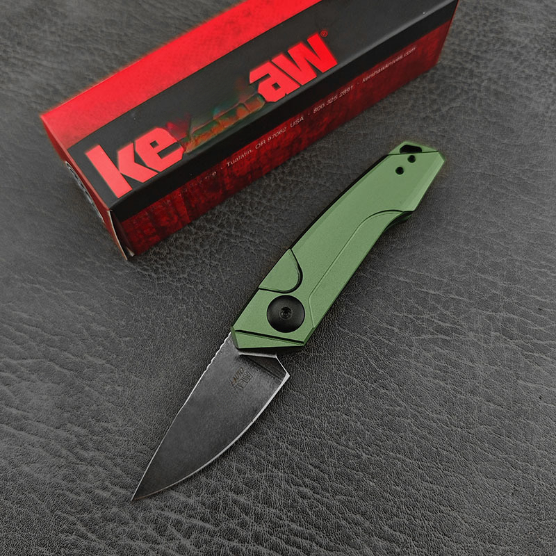 Multi-Functional KS 7250 Outdoor Folding Knife 8Cr13MoV Blade Aluminum Alloy Handle Jungle Exploration Camping Self-Defense Tool