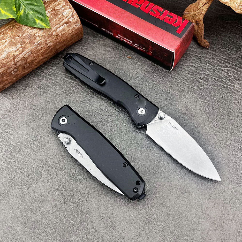 KS 2503 Folding Knife Sharp Cutting Hunting Survival Pocket Knife Portable Rescue Camping Outdoor Knife D2 Blade Aluminum Handle