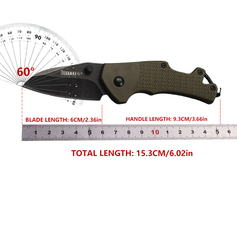 8337 Outdoor New Style Knife Professional Folding Knife 8Cr13Mov Blade Nylon Fiber Handle Survival Knives Fruit Knives Pocket Knife