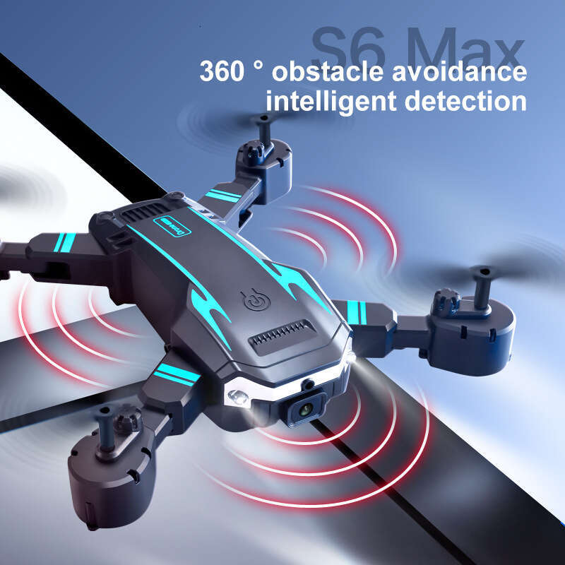 Hot Sale S6 Drone 8K HD Aerial Photography, Smart Obstacle Avoidance Foldable Quadcopter, G6 RC Drone Toy, High End WiFi FPV Optical Flow Positioning 
