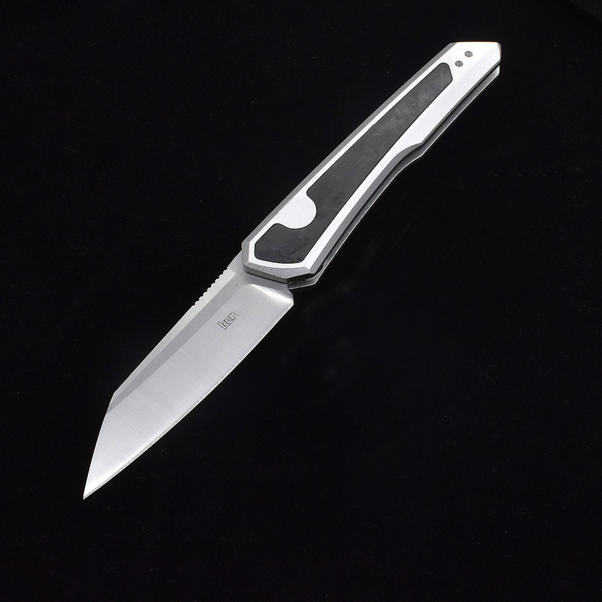 KS 7050 High-Quality Pocket Knife D2 Blade T6 Aluminum Frame Embedded with Carbon Fiber Handle Sharp for Outdoor Camping Use