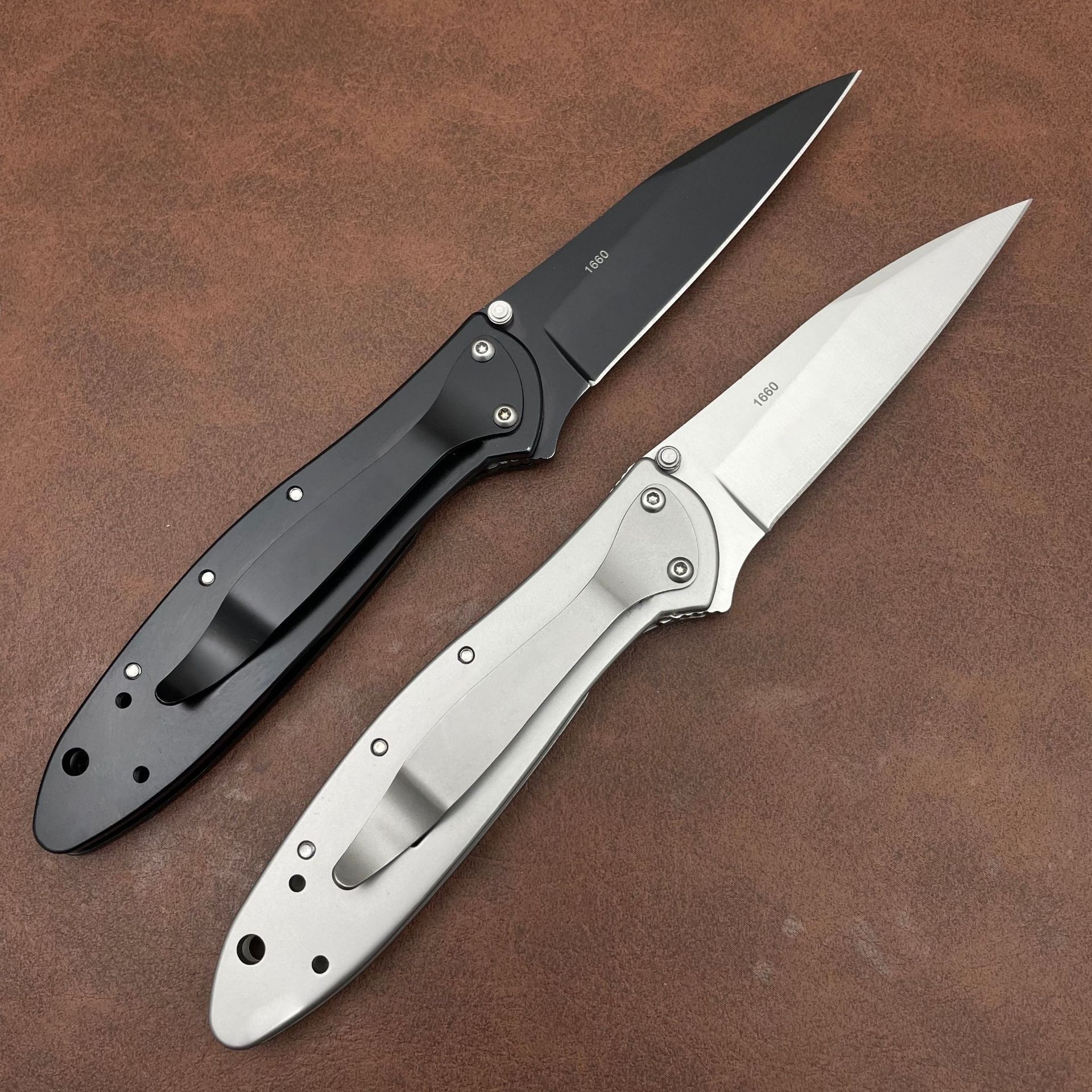 1660 Pocket Knife 8CR Steel Treated Outdoor Tactical Camping Hiking Survival Knife Hunting Knife Escape Tool Men's Gift Pocket Knife