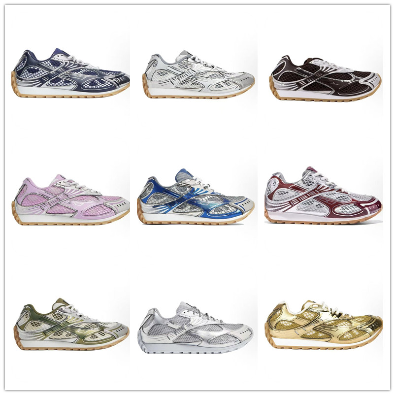 Men Women Casual Shoes orbit shoe luxury Sneakers Patent leather Classic Trainers Grey Black White Green Pink Golden blue Sliver Mesh Preppy Style biggest size 48