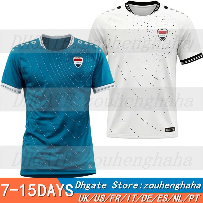 2026 Iraq soccer jerseys 26 27 Home Away Men Kids Football Shirt Kit AL-HAMADI AYMEN AMYN MOHANAD JASIM AL-AMMARI BAYESH YAKOB AHMED S-4XL
