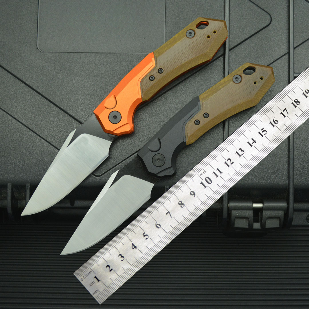 KS 7851 High Hardness Pocket Knife with 8cr13mov Blade Aluminum Alloy + G10 Handle Outdoor Camping Portable Barbecue Knife Men's Gift