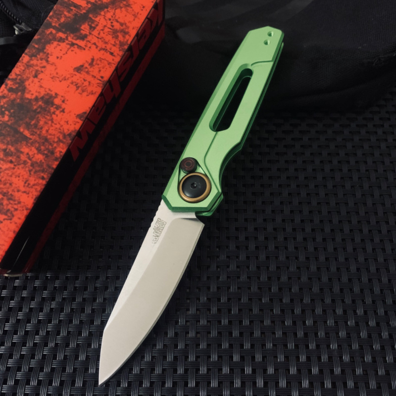 KS 7550 Folding Knife CPM-154 Blade T6 Aviation Aluminum Handle Outdoor Camping Hunting Pocket EDC Knife