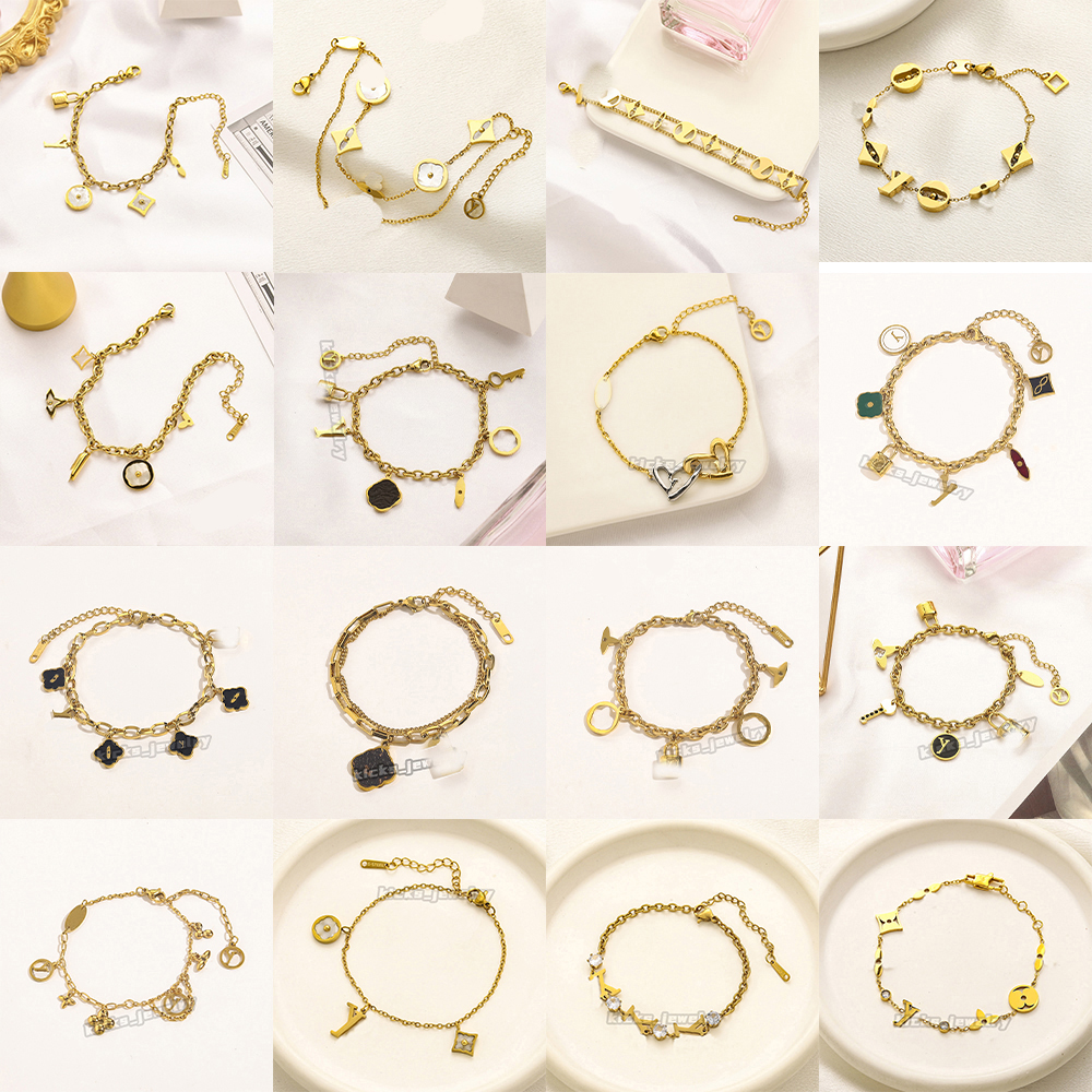 Designer bracelet fashionable classic leather bracelet Cuban chain women's bracelet birthday party gift
