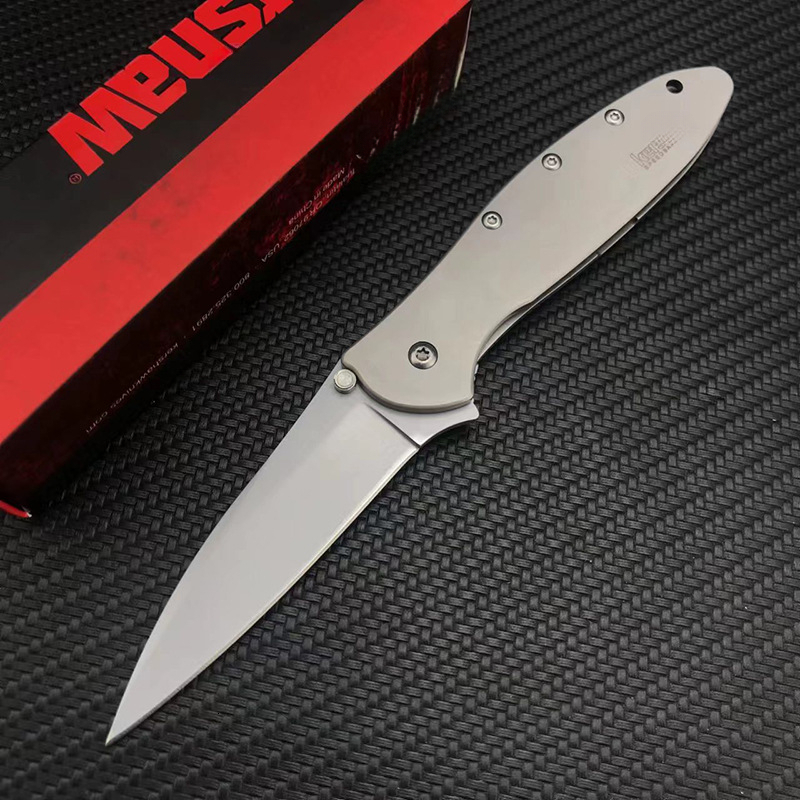 KS 1660 Portable Folding Knife 440c Steel Outdoor Tactical Camping Hiking EDC Practical Cutting Knife Adventure Survival Tool