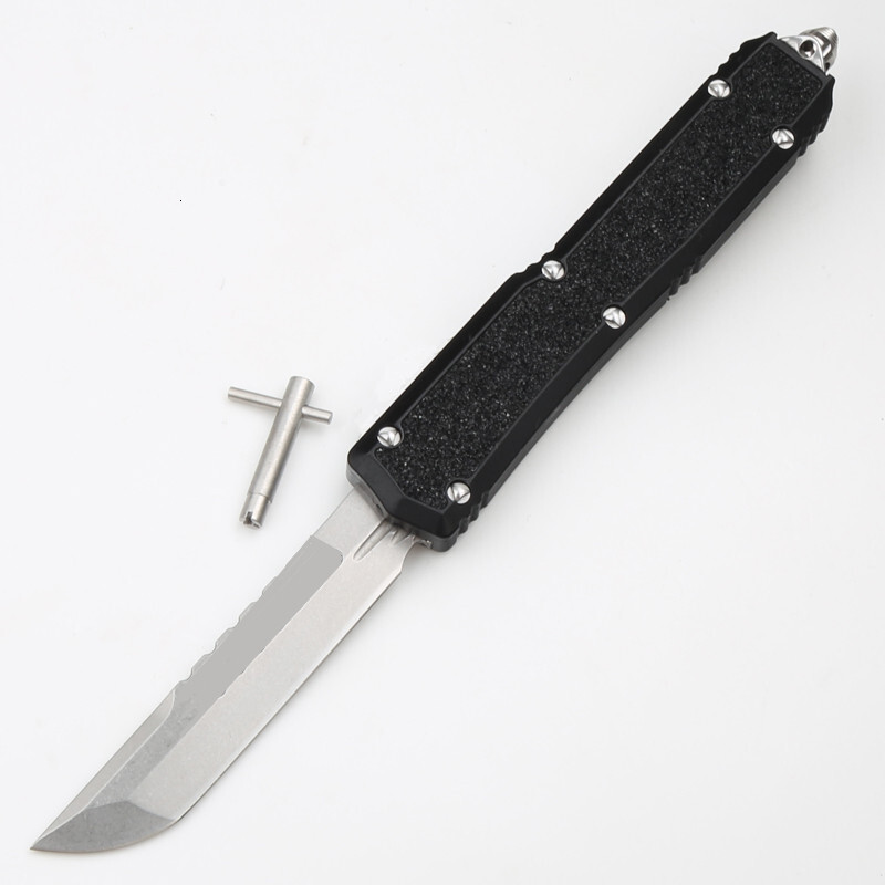 Portable Travel Pocket Knife, Outdoor Camping Hiking Tactical EDC Knife, D2 Steel Blade Durable Aluminum Alloy Handle